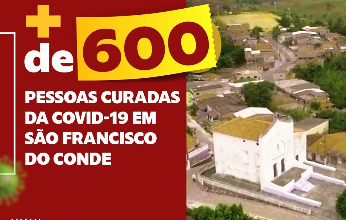São Francisco do Conde superou 600 pessoas curadas da COVID-19