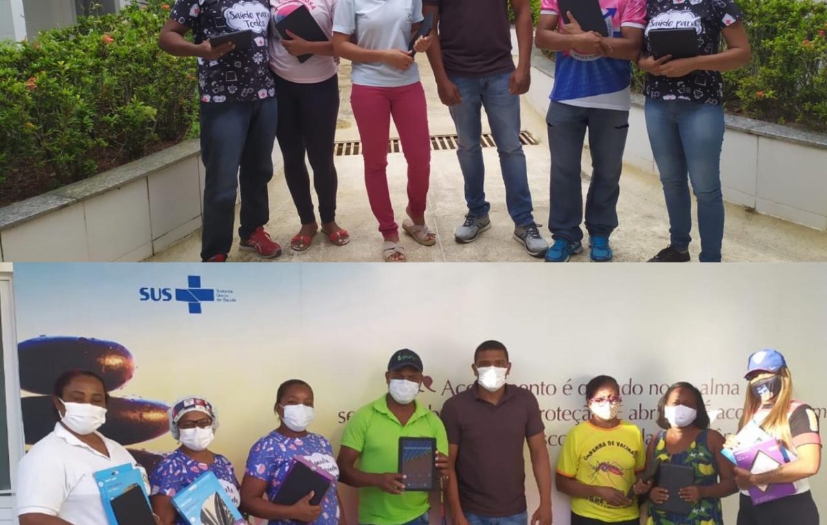 72 Agentes Comunitários de Saúde receberam tablets, treinamento e estão aptos a usar a tecnologia a favor da informação em saúde