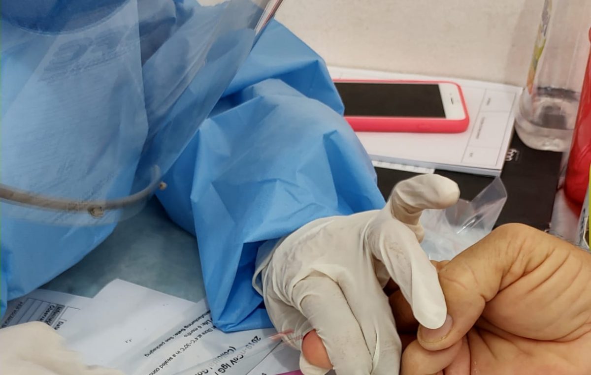 Moradores do Caípe de Baixo receberam ações de saúde contra o coronavírus e arboviroses