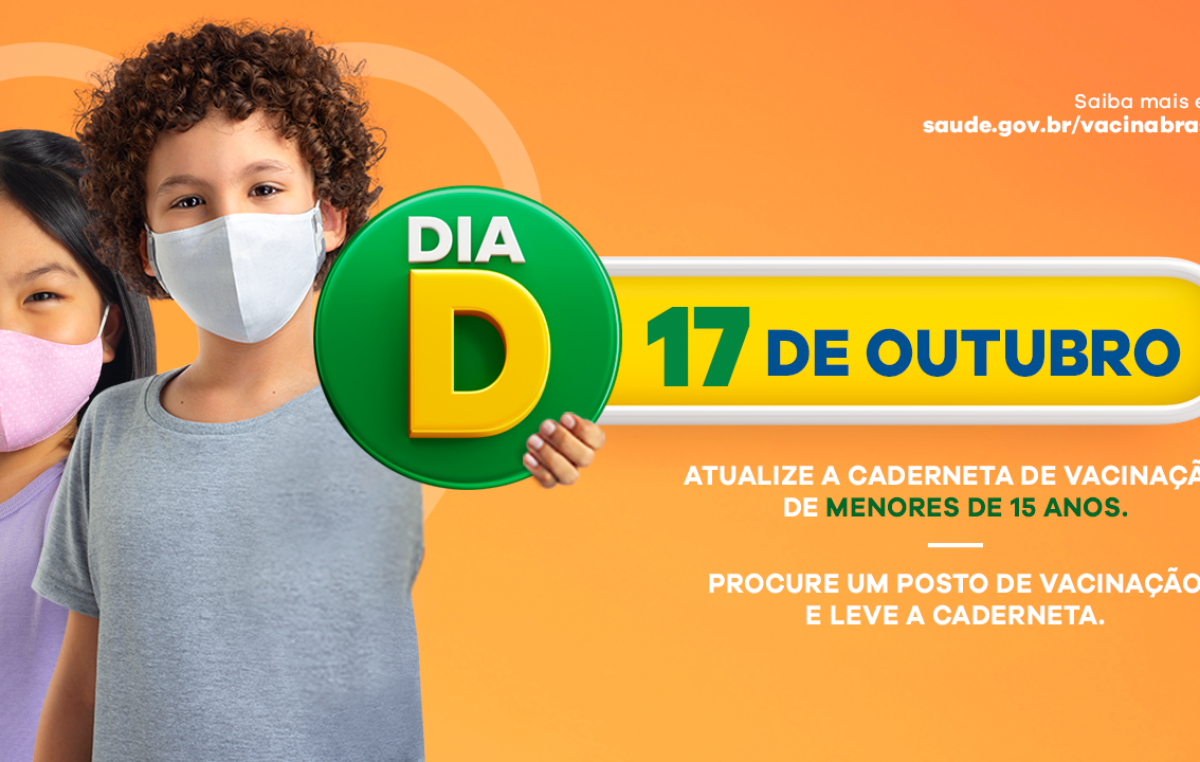 Proteja seu filho (a): Sábado, 17 de outubro, será o Dia Nacional de Vacinação contra Pólio e Campanha de Multivacinação