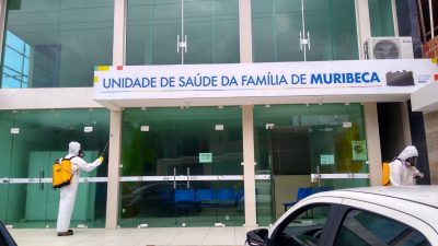 Ações de desinfecção de espaços e serviços de saúde seguem acontecendo no município