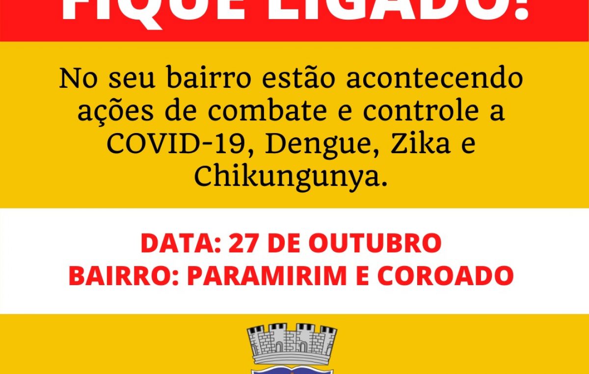 Paramirim, Coroado, Monte Recôncavo e Calmonte receberão amplas ações de saúde, durante essa última semana de outubro