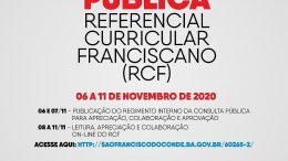 Consulta Pública do Referencial Curricular Franciscano é adiada até o dia 15 de novembro