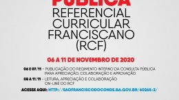Consulta Pública do Referencial Curricular Franciscano segue até quarta-feira (11)