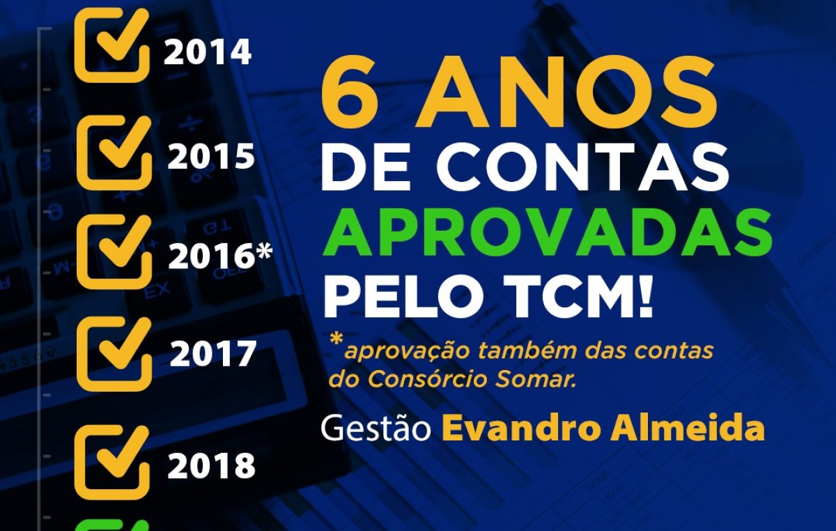 Prefeito Evandro Almeida tem contas aprovadas pelo TCM
