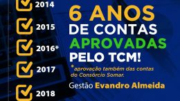 Prefeito Evandro Almeida tem contas aprovadas pelo TCM