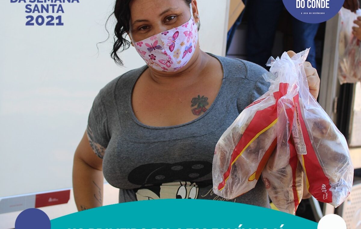 Prefeitura entregou 2.798 Cestas Especiais da Páscoa no primeiro dia de distribuição