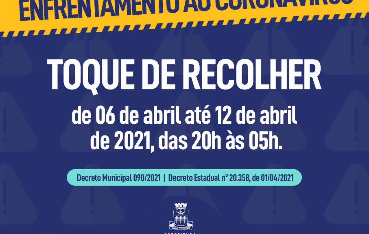 Novas medidas para enfrentamento do Coronavírus seguem até 12 de abril de 2021