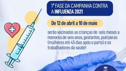 São Francisco do Conde começou a 1ª fase da campanha contra Influenza 2021