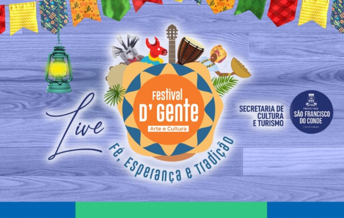 Acompanhe ao vivo a Live do Festival D’Gente 2021
