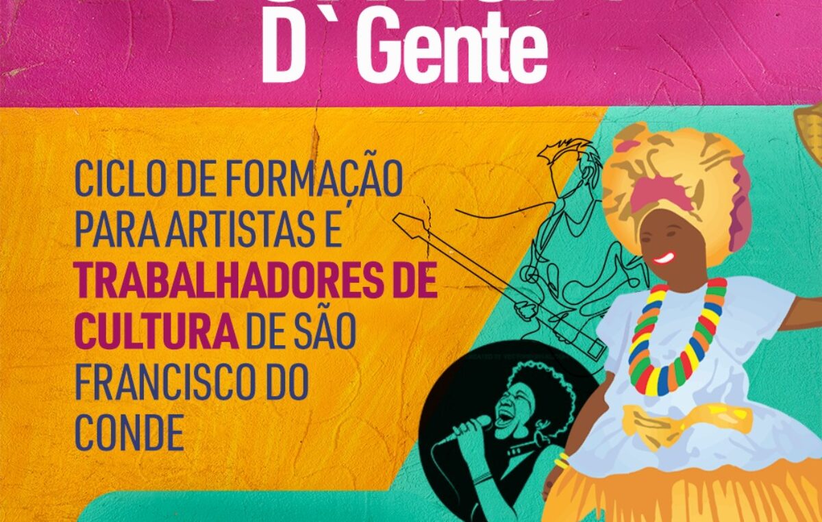 Estão abertas as inscrições do projeto FormArt d’ Gente para fazedores de cultura