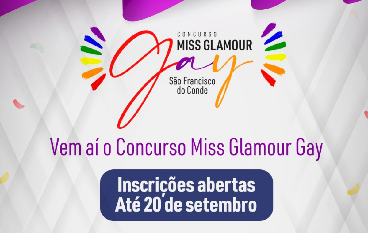 São Francisco do Conde promove Concurso Miss Glamour Gay