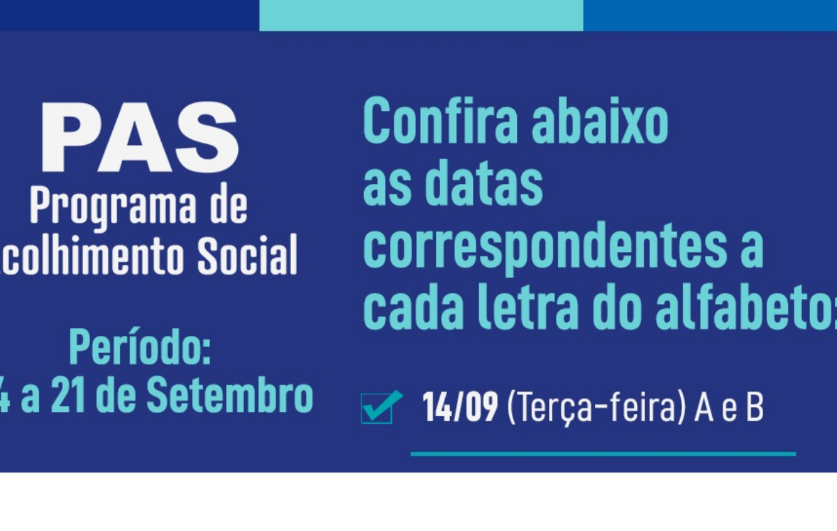 PAGAMENTO DO PAS – Mais um lote estará disponível nesta terça-feira (14)