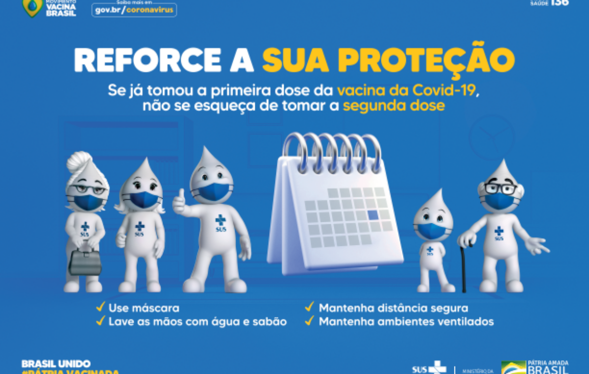 Prefeitura antecipa vacinação (PFIZER) contra a COVID-19 para pessoas com retorno agendado até 10 de novembro