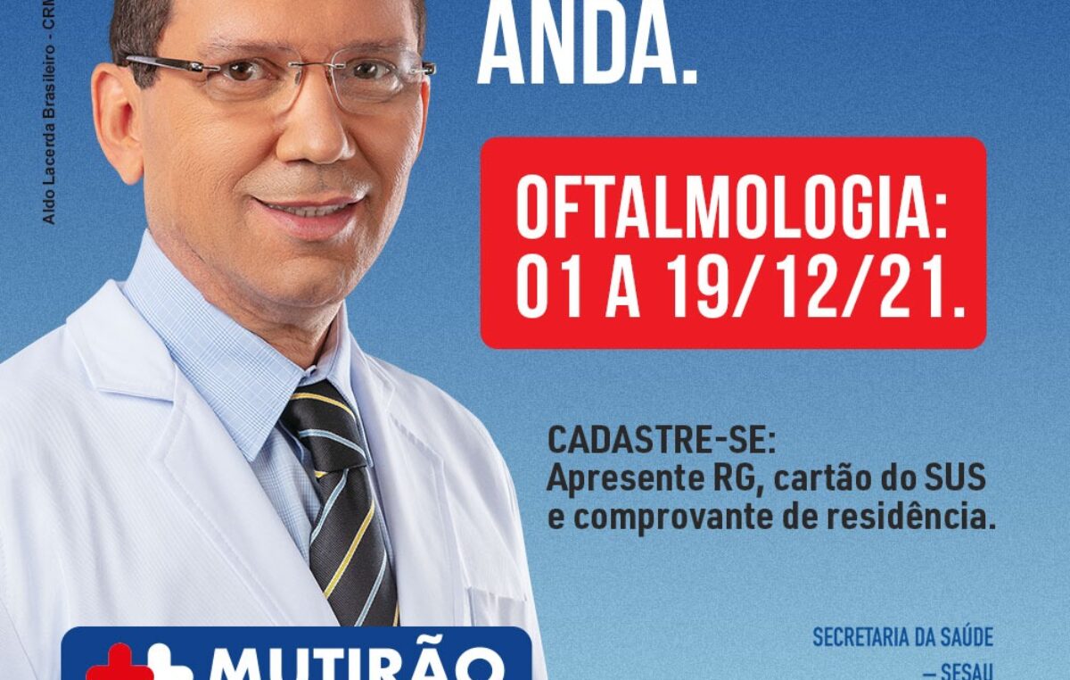 Mutirão de Saúde segue com ações de oftalmologia e angiologia para população franciscana