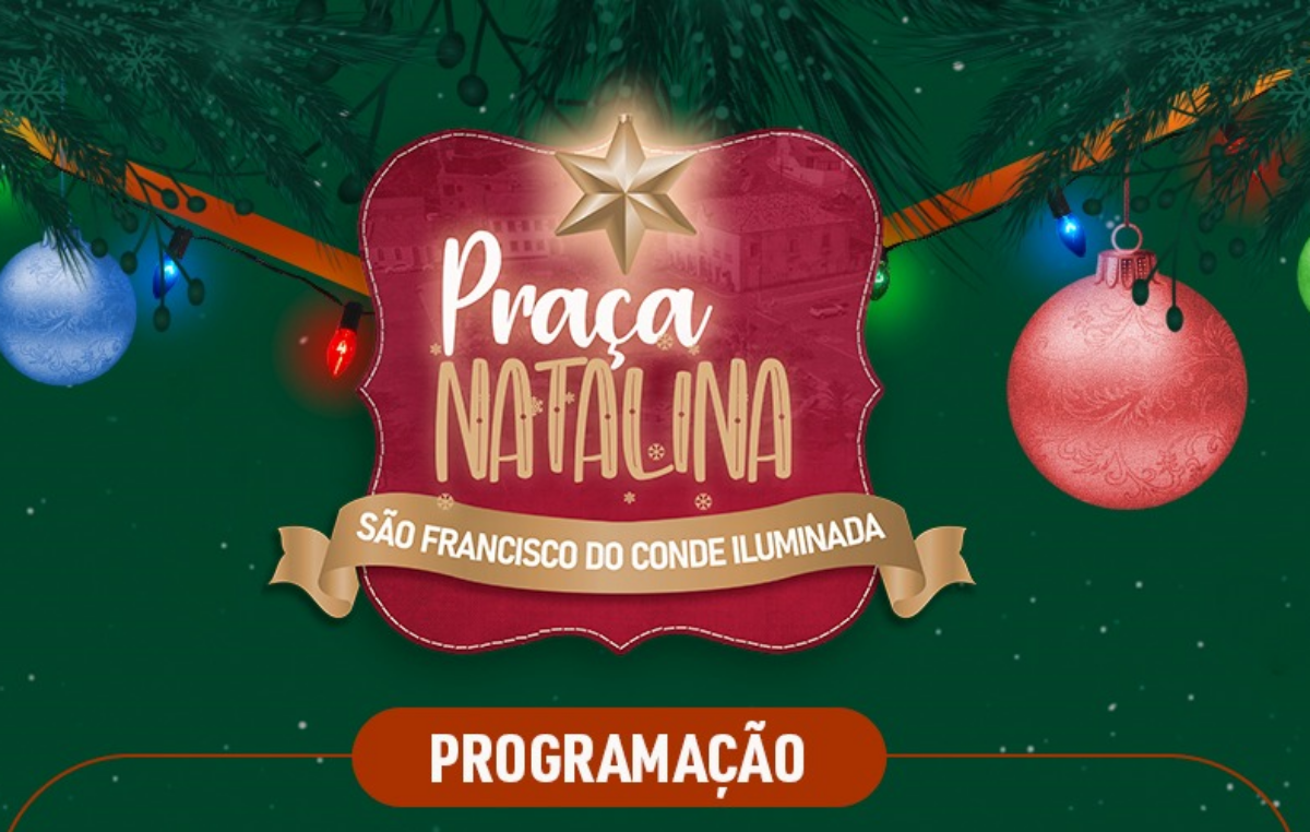 Praça Natalina segue com atrações imperdíveis dias 23, 24, 25 e 26 de dezembro