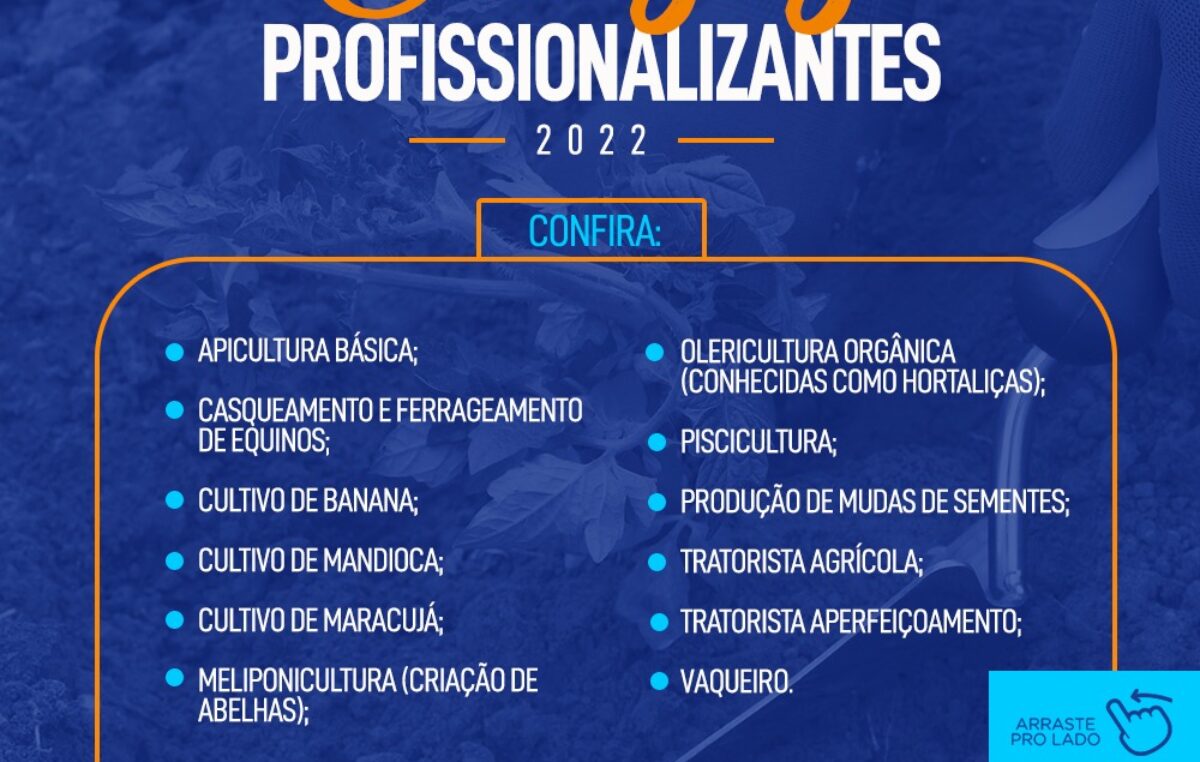 Prefeitura e SEMAP oferecem diversos cursos profissionalizantes