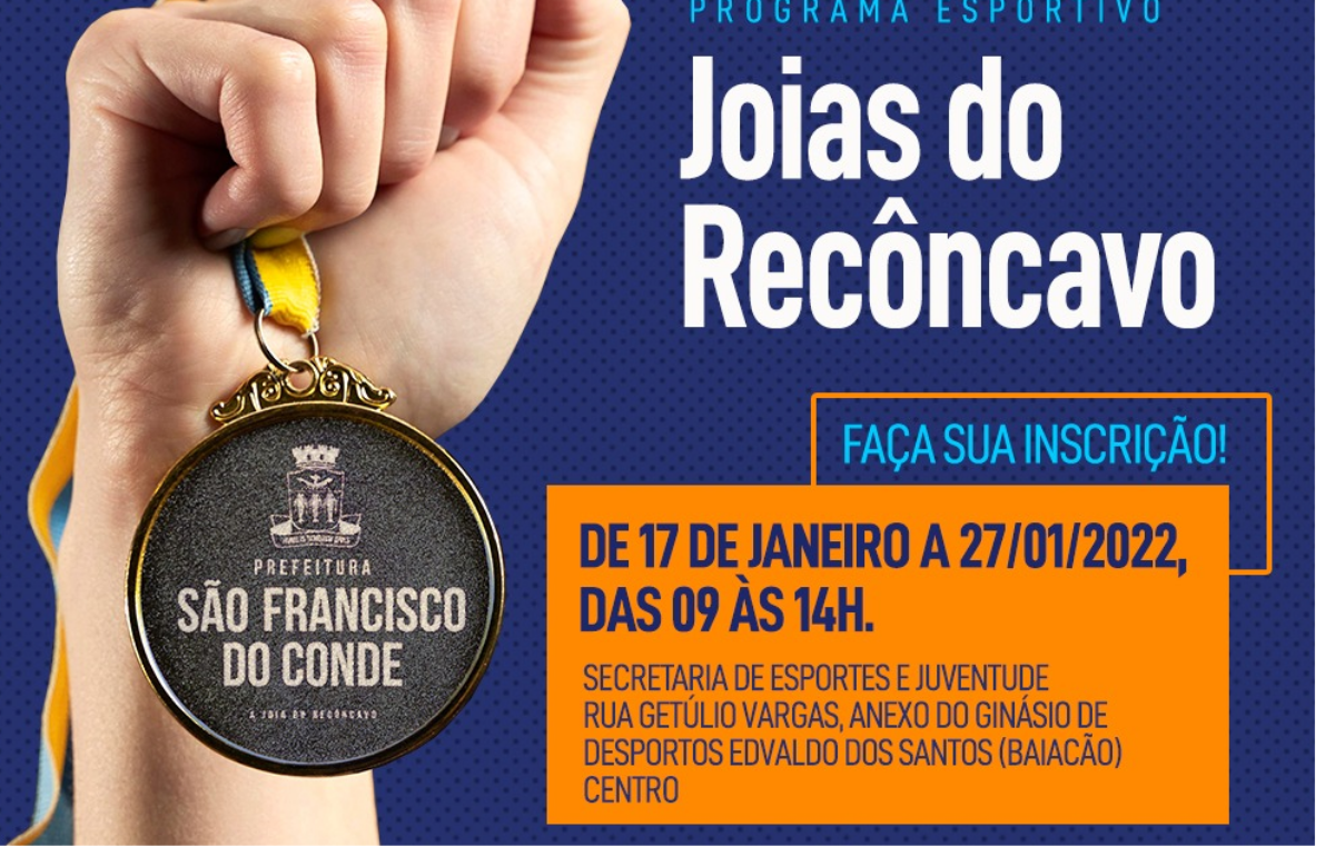 Prefeitura e SEJUV  lançam Programa Esportivo Joias do Recôncavo