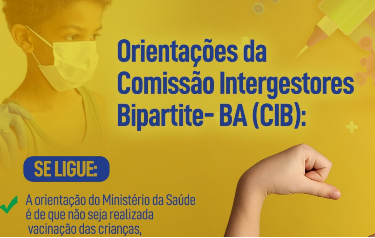 Orientações para Vacinação de Crianças Contra COVID-19 para crianças