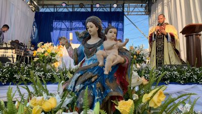 Nossa Senhora Luz do Monte foi celebrada com missa, procissão e alvorada
