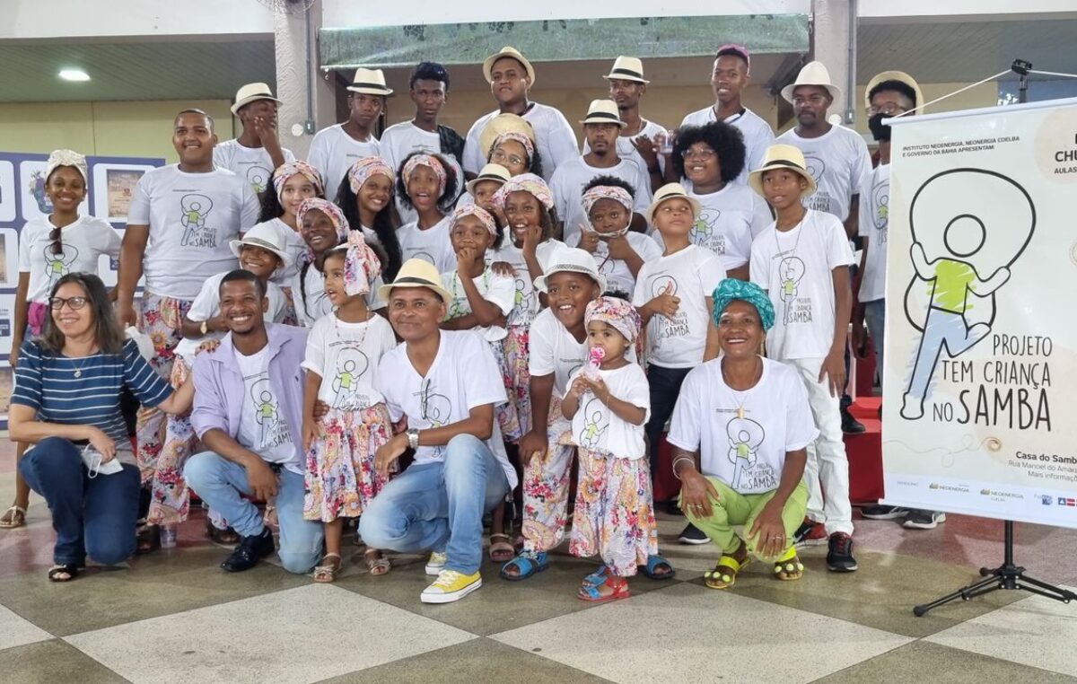 Projeto ‘Tem Criança no Samba’ reuniu sambadores e sambadeiras mirins, no mercado cultural