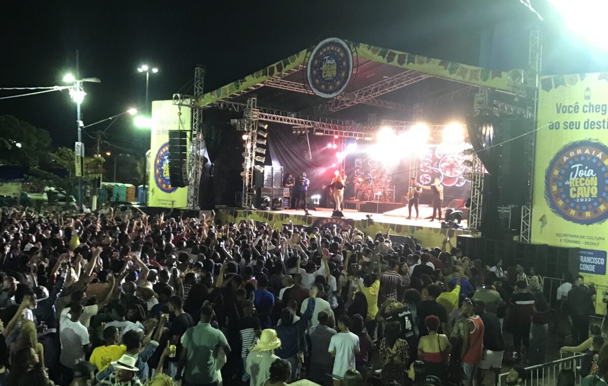 Arraiá Joia do Recôncavo: Público lotou à Orla Marítima de São Francisco do Conde