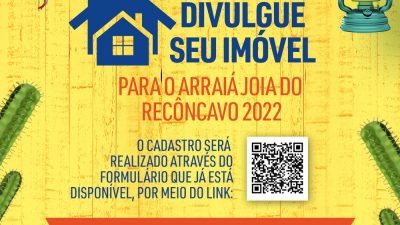 Cadastramento para aluguel de imóvel durante o período junino de 2022 já começou