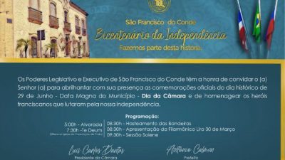 São Francisco do Conde: Bicentenário da independência