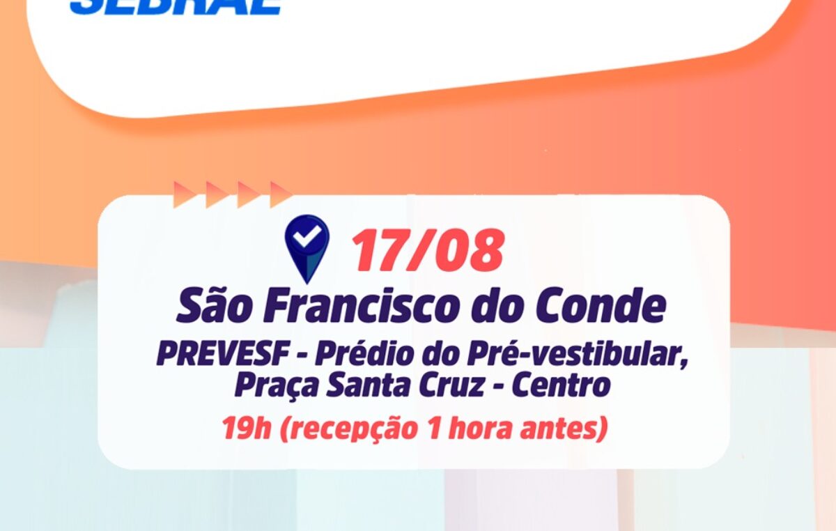 Circuito de Palestras Turbina Vendas acontece no dia 17 de agosto