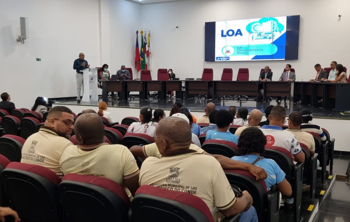 Audiência Pública para elaboração da Lei Orçamentária Anual – LOA 2023, aconteceu nesta quinta-feira (08)