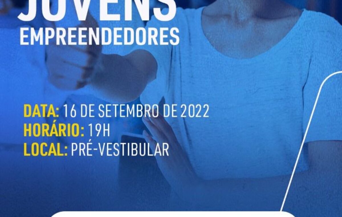 Formação para Jovens Empreendedores acontece dia 16 de setembro