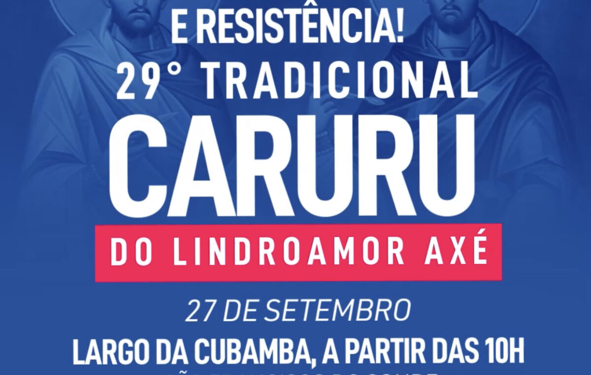 29º Tradicional Caruru do Lindroamor Axé acontecerá no dia 27 de setembro