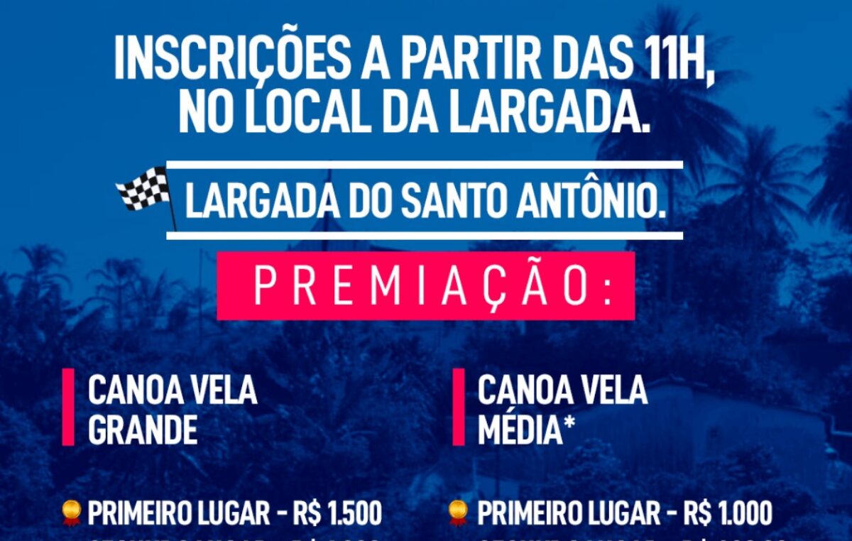 Corrida de Canoa da Ilha do Paty acontecerá neste domingo (25)