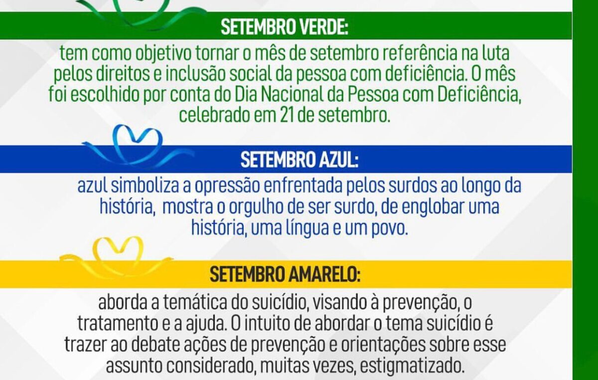SEDUC irá promover semana de palestras sobre o Setembro Inclusivo