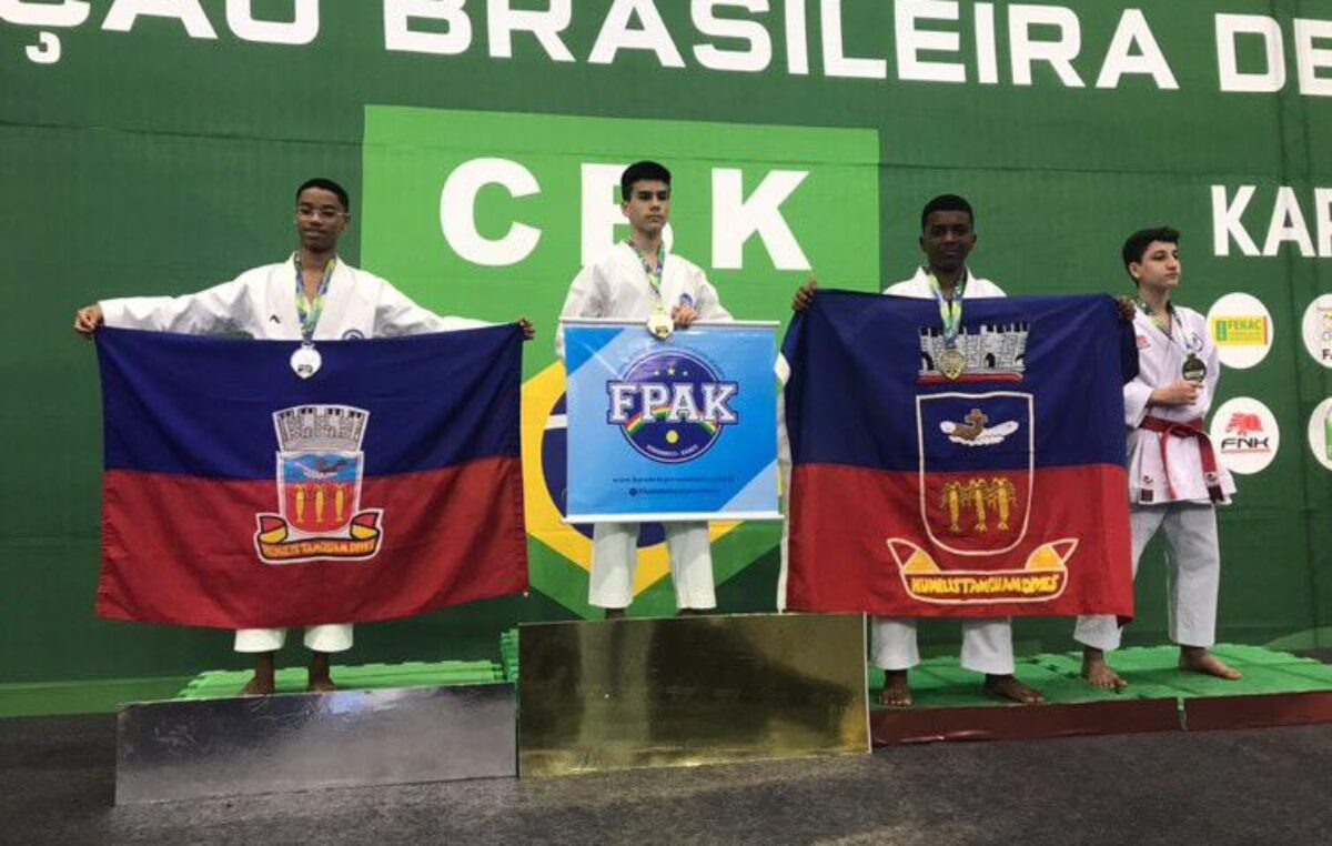 Franciscanos (as) brilham em Campeonato Brasileiro de Karatê