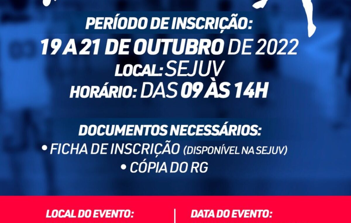 Inscrições para o 1º Festival de Baleado, acontecem de 19 a 21 de outubro