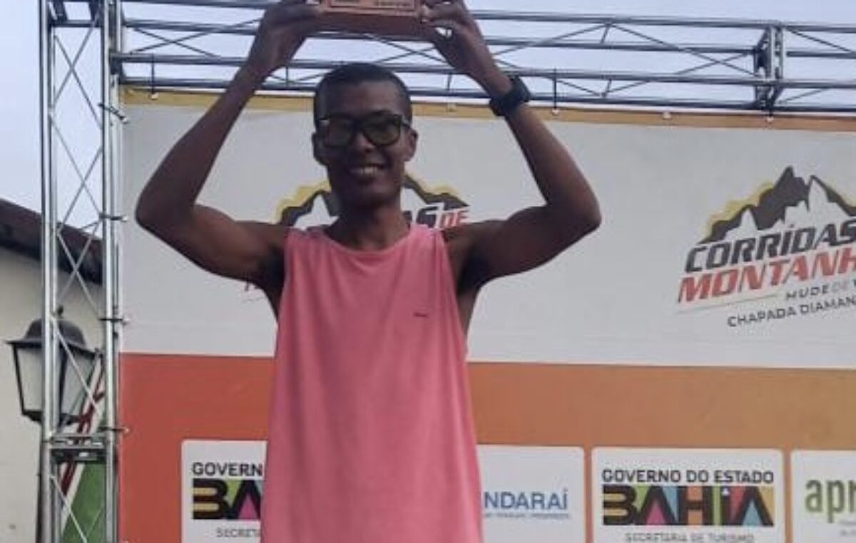 Atleta franciscano conquistou lugar no pódio na 1ª etapa do Circuito Baiano de Corrida em Trilha
