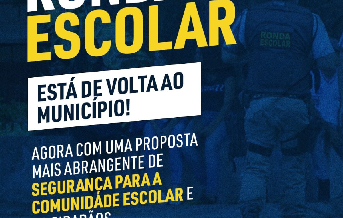 Ronda Escolar está de volta ao município, saiba mais: