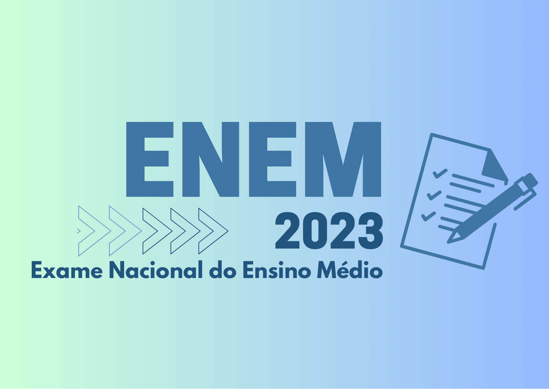 Inscrições para o ENEM 2023 iniciam hoje - Campus Erechim