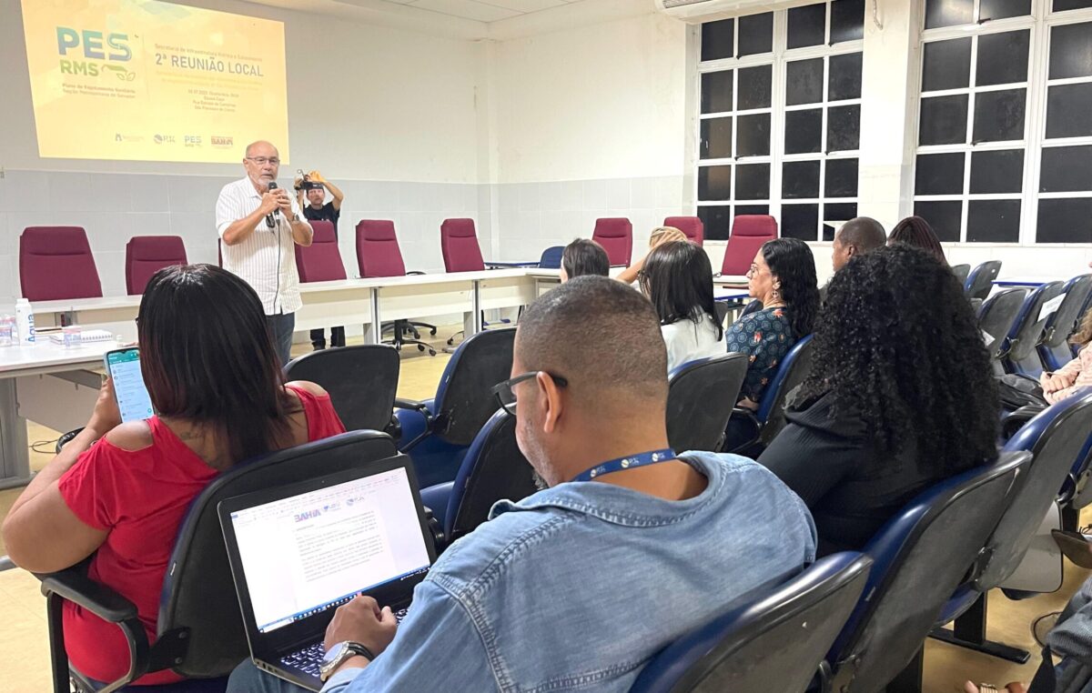 Reunião discutiu alternativas para o sistema de esgotamento sanitário de São Francisco do Conde