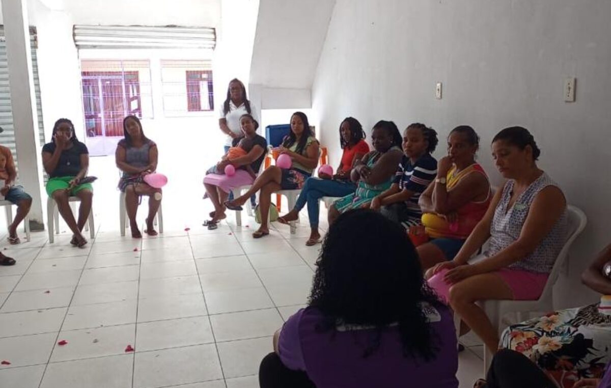 CRAS COROADO REALIZOU RODA DE CONVERSA SOBRE: VIOLÊNCIA CONTRA A MULHER, NO MONTE RECÔNCAVO