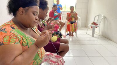 CRAS São Bento iniciou Curso de Crochê para usuárias
