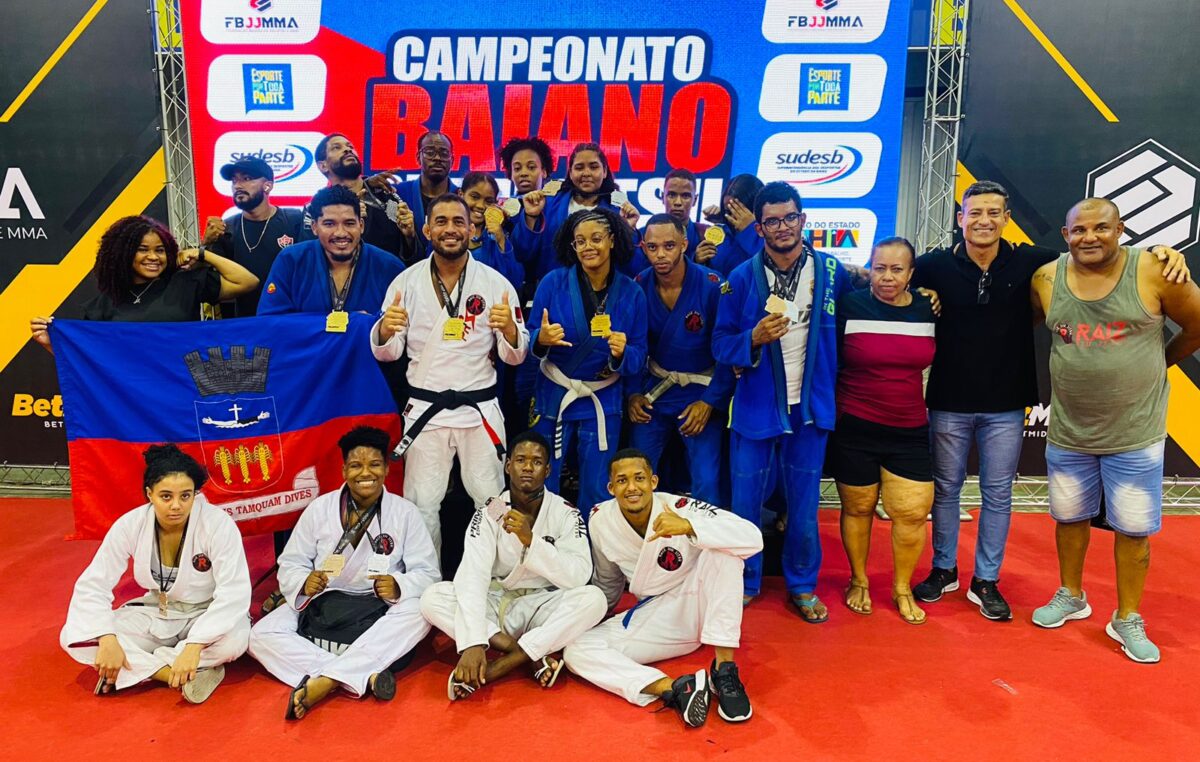 Equipe de São Francisco do Conde foi destaque e conquistou medalhas no Campeonato Baiano de Jiu-jitsu