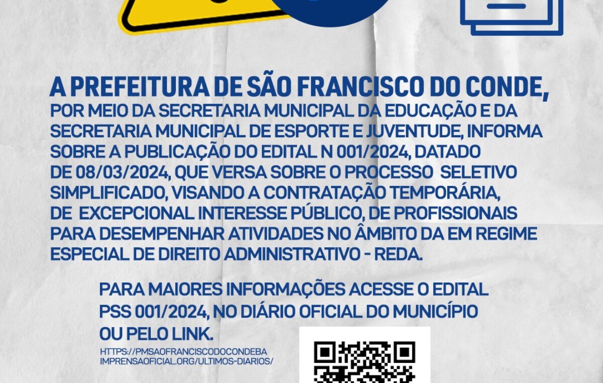 RESULTADO DOS RECURSOS ADMINISTRATIVOS EDITAL nº01/2024