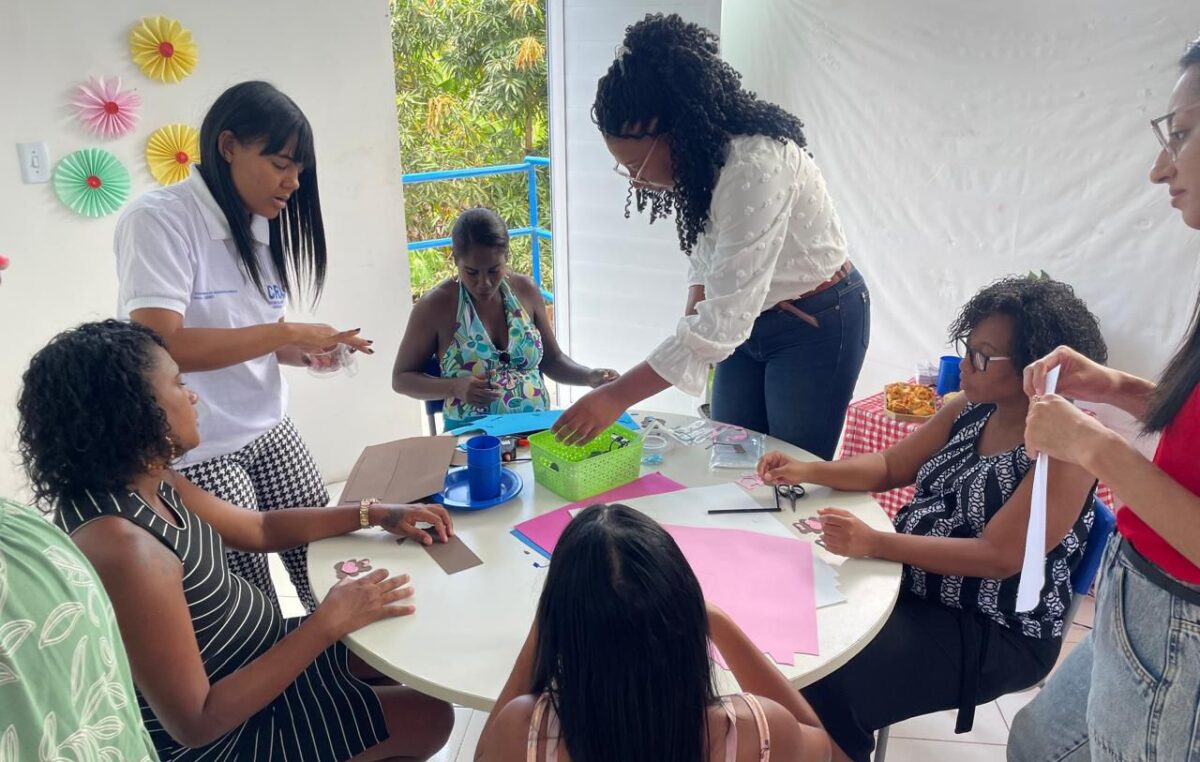 Gestantes participaram de momento especial no Cras Muribeca