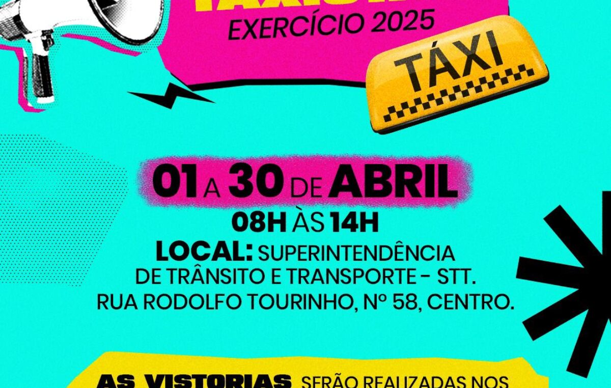 Prefeitura de São Francisco do Conde inicia renovação de alvará para taxistas – Exercício 2025