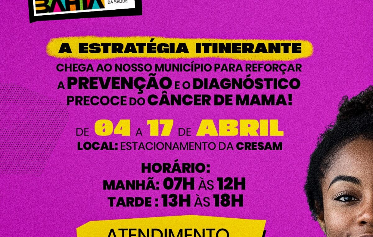 Unidade Móvel de Rastreamento do Câncer de Mama chega a São Francisco do Conde
