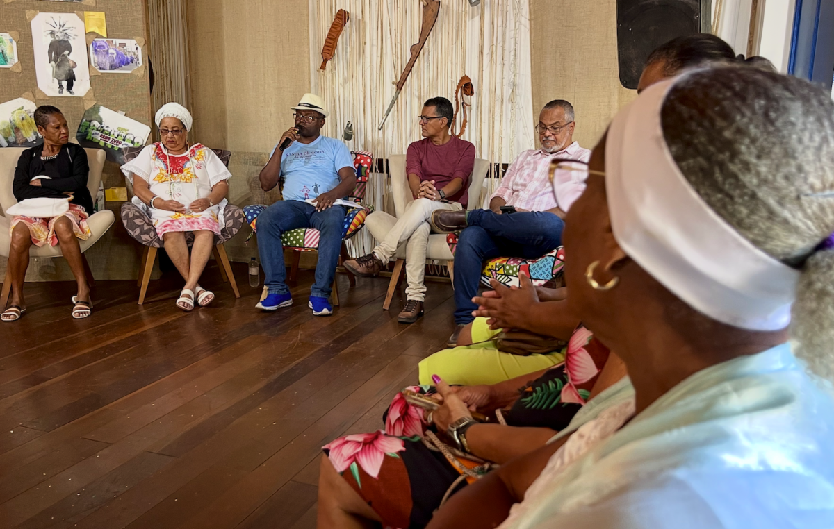 Projeto “Minha Cultura, Minha Arte, Meu Patrimônio” reúne Mestres do Samba de Roda e convidados para diálogo sobre a valorização da cultura popular