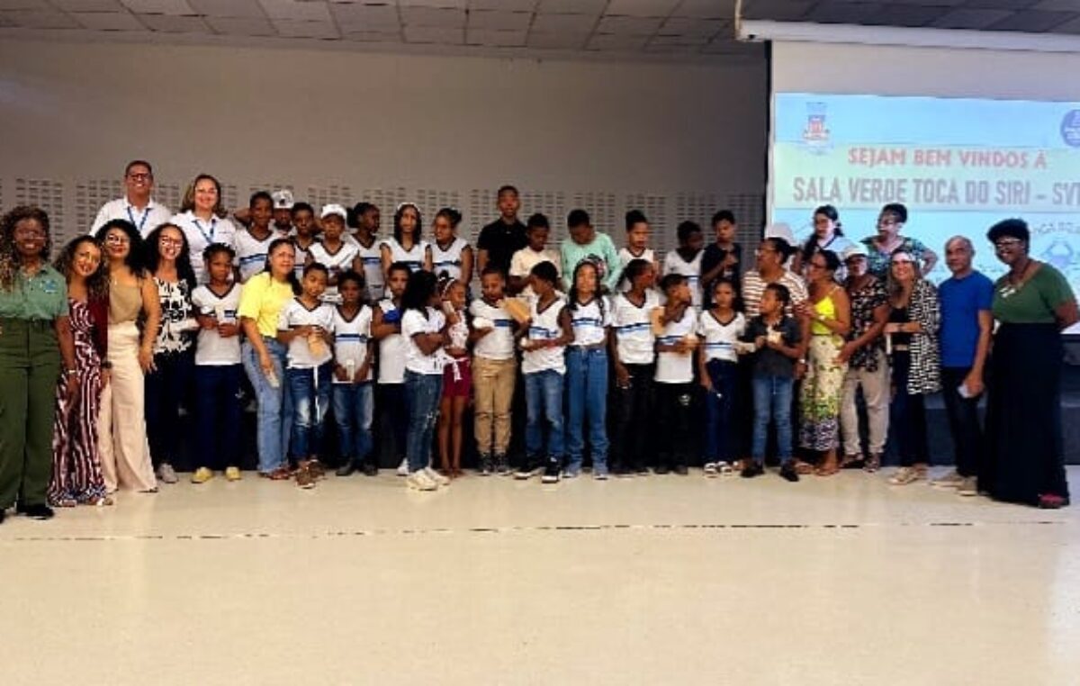 SEDUC e ACELEN realizam ação socioeducacional, em São Francisco do Conde, em comemoração ao Dia da Biodiversidade