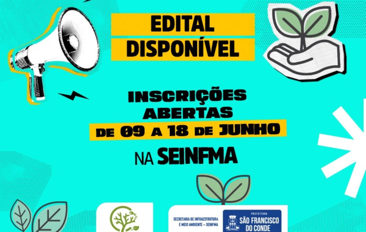 Prefeitura torna público edital de inscrições para eleição do Conselho Municipal de Defesa do Meio Ambiente (COMDEMA)
